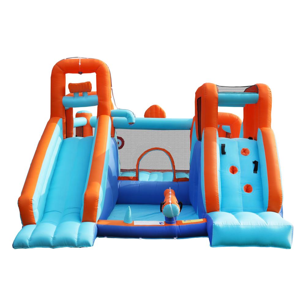 Inflatable Water Slide Castle with 12 Play Zones