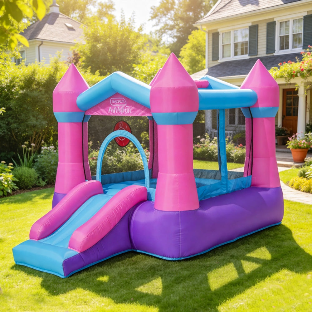 Inflatable Bouncy Castle Kids Dry Jump Slide Bounce House