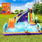 Inflatable Water Slide Bounce House 7 Play Zones with 450W Blower