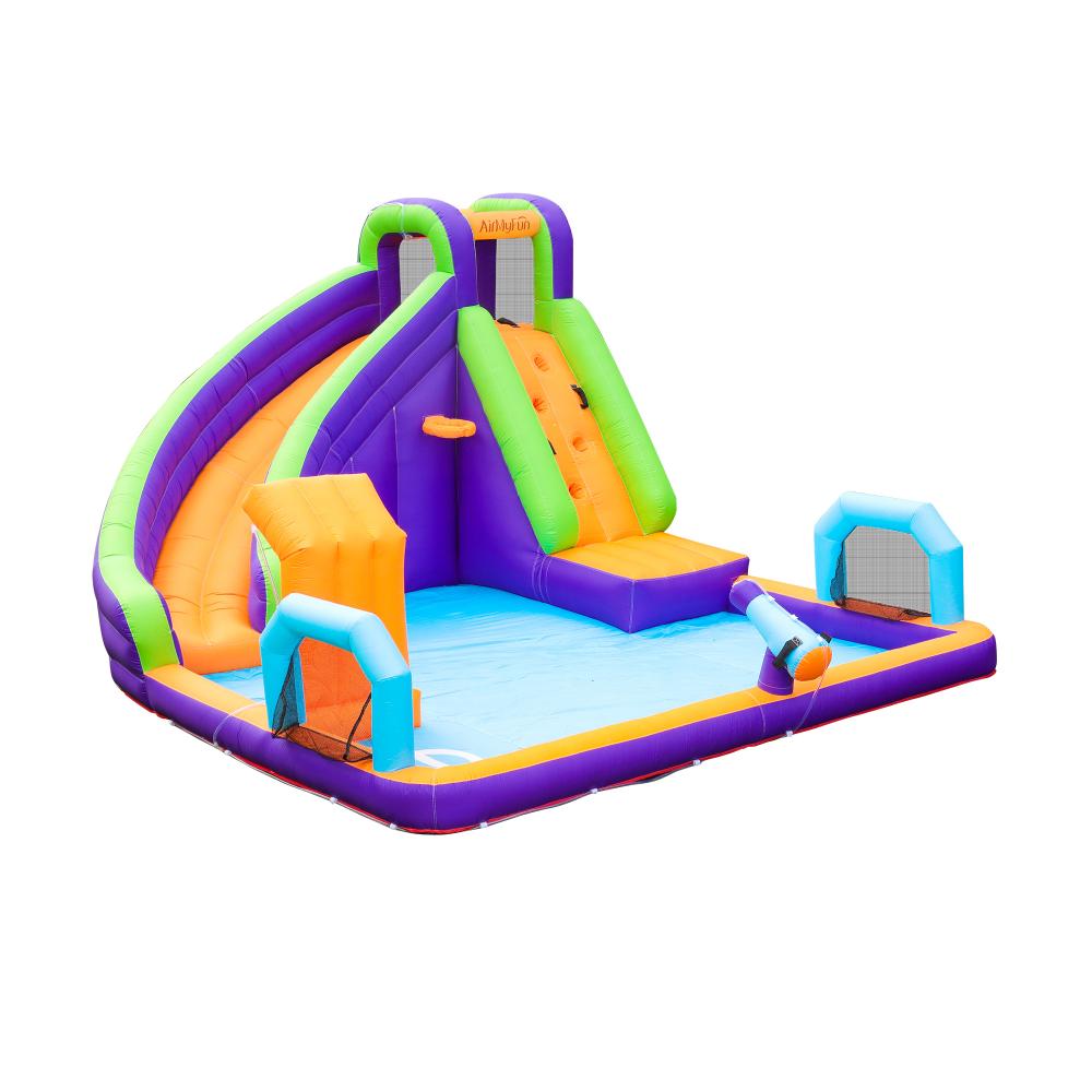 Inflatable Water Slide Bounce House 7 Play Zones