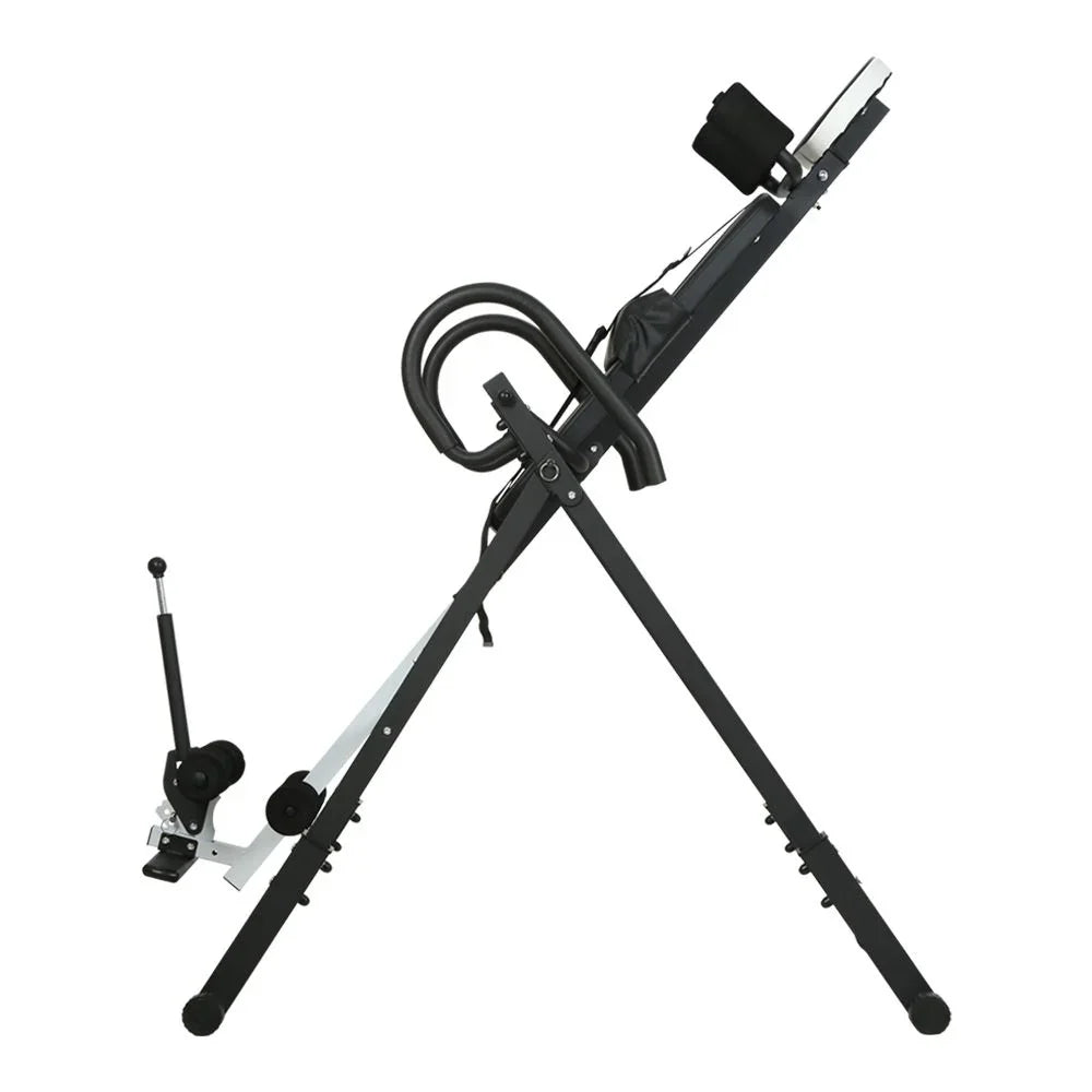 Inversion Table – Gravity Back Stretcher 180° Foldable Home Gym Grey