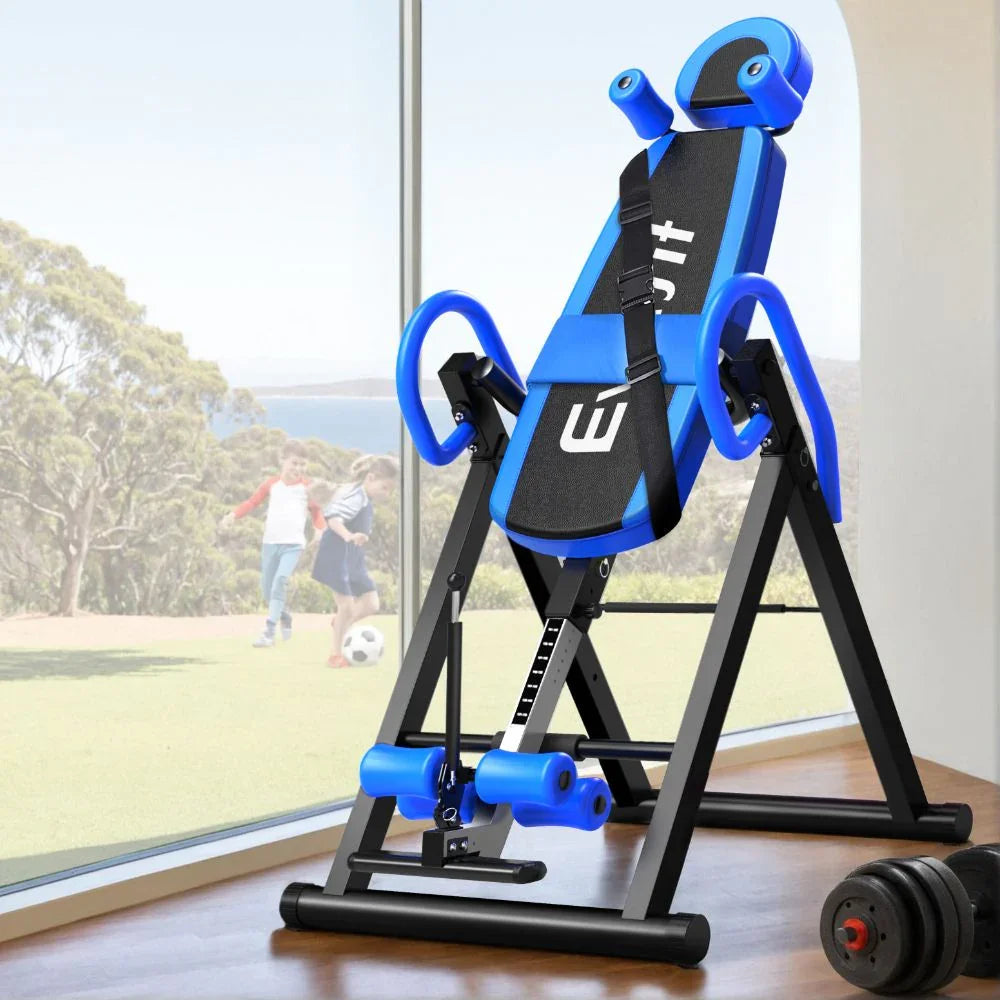 Everfit Inversion Table Foldable 180 Degree Back Stretch Bench
