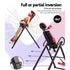 Inversion Table 180° – Foldable Back Stretcher 120kg Capacity Red/Black
