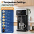 Devanti 3L Instant Hot Water Dispenser 2400W, 8 Temp Touch Control Kettle, Black
