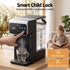 Devanti 3L Instant Hot Water Dispenser 2400W, 8 Temp Touch Control Kettle, Black