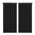 2x Blockout Curtains Panels 3 Layers Black-2029387284603867136