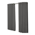 2x Blockout Curtains Panels 3 Layers Charcoal-2029387284784222209