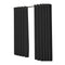 2x Blockout Curtains Panels 3 Layers Black-2029387284603867137