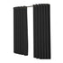 2x Blockout Curtains Panels 3 Layers Black-2029387284603867137