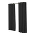 2x Blockout Curtains Panels 3 Layers Black-2029387284071190529