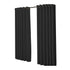 2x Blockout Curtains Panels 3 Layers Black-1864183263678042113