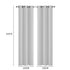 2x Blockout Curtains Panels 3 Layers Grey-2018816667764789250
