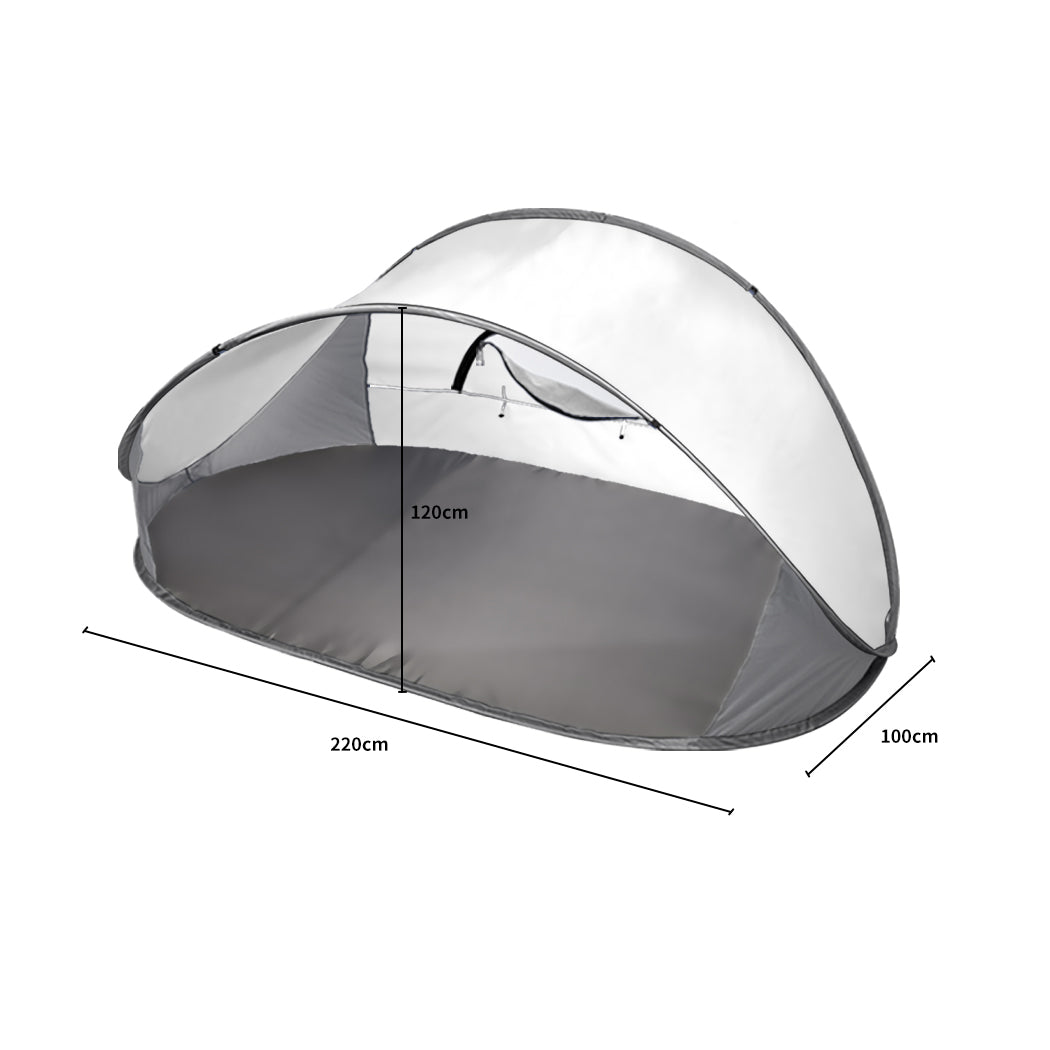 Mountview Pop Up Tent Camping Beach Grey-1886651034986745858