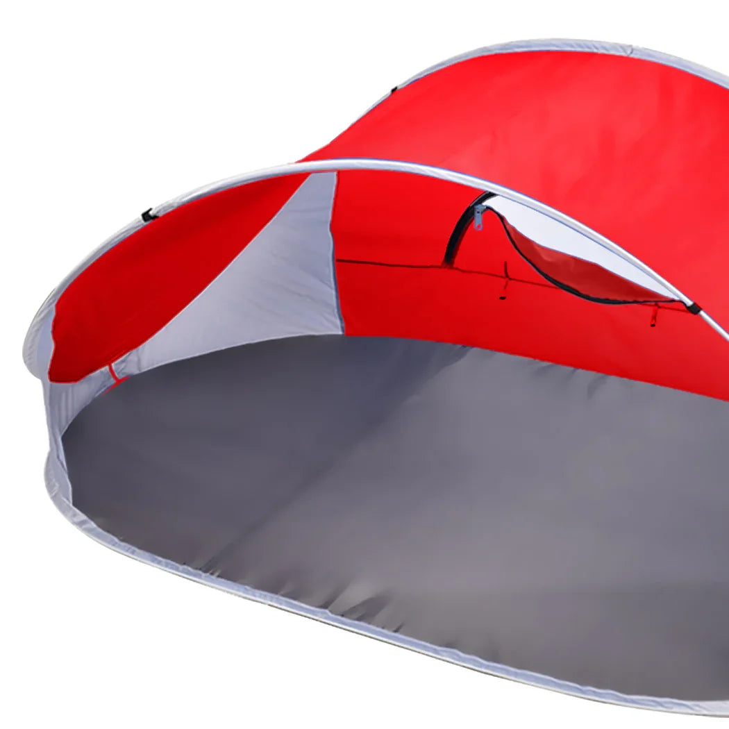 Mountview Pop Up Tent Camping Beach Red-2006732915102322691