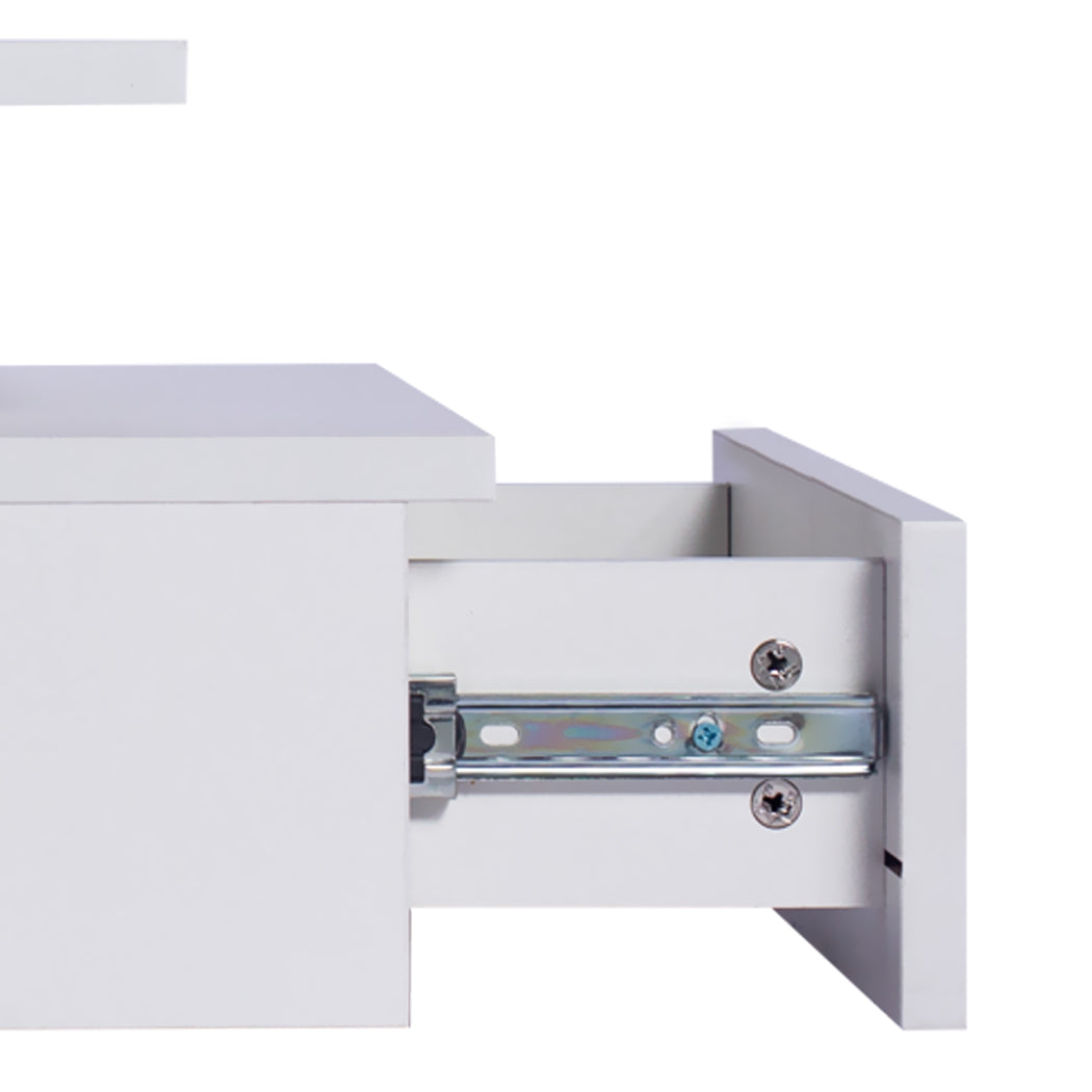 Levede 2x Bedside Tables Side Table White-1864183566716506117