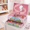 Keezi Kids Musical Jewellery Box with Mirror & Drawer Pink Princess Girls Gift