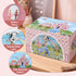 Keezi Kids Musical Jewellery Box with Mirror & Drawer Pink Princess Girls Gift