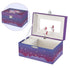 Keezi Kids Musical Jewellery Box with Mirror Purple Unicorn Wind-Up Girls Gift
