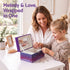 Keezi Kids Musical Jewellery Box with Mirror Purple Unicorn Wind-Up Girls Gift