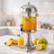 8L Beverage Juice Dispenser Tap Ice Tube Single Drip Tray