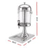8L Beverage Juice Dispenser Tap Ice Tube Single Drip Tray