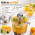 8L Beverage Juice Dispenser Tap Ice Tube Single Drip Tray