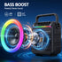 Portable Karaoke Machine with 2 Wireless Microphones Bluetooth 5.3