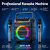 Portable Karaoke Machine with 2 Wireless Microphones Bluetooth 5.3