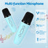 Mini Portable Karaoke Machine for Adults Kids with 2 Wireless Microphones