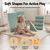 Kids Climbing Blocks 4-Piece Foam Toddler Playset Soft Indoor Climbing Toy Rocker