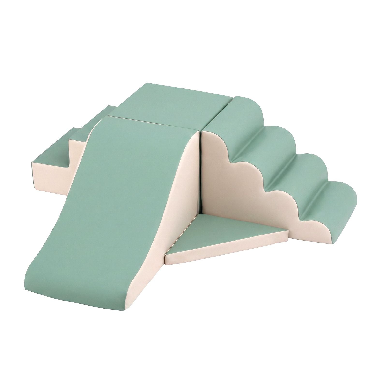 Kids Climbing Blocks 4-Piece Foam Toddler Playset Soft Indoor Climbing Toy Rocker