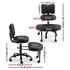 Artiss Meditation Kneeling Chair – Cross‑Legged Seat, Adjustable, PU Leather Black