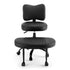 Artiss Meditation Kneeling Chair – Cross‑Legged Seat, Adjustable, PU Leather Black