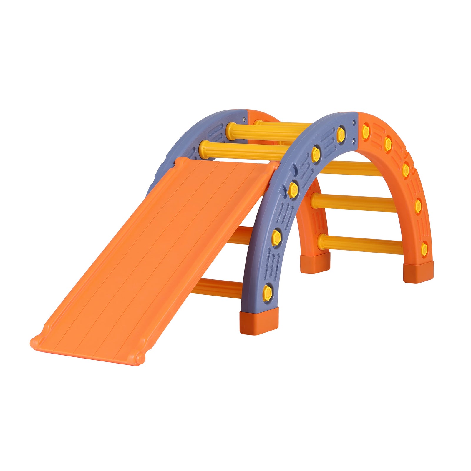 Kids Climbing Frame Set With Slide Indoor Outdoor Toddler Toys Pikler Arch Climber