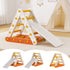 Kids Climbing Frame Set With Slide Indoor Outdoor Toddler Toys Pikler Triangle Climber