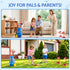 Keezi Kids Golf Set Toddler Club Set Pull Cart Indoor Outdoor Backyard Mini Toy Ages 2-6