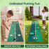 Keezi Kids Golf Putting Game Set with Golf Club, Putting Mat, 12 Balls, 3 Target Holes, Indoor Outdoor Mini Golf Toy for Ages 3-8