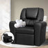 Kids Recliner Chair PU Leather Sofa Lounge Couch Children Armchair Black