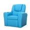 Kids Recliner Chair PU Leather Sofa Lounge Couch Children Armchair Blue