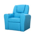 Kids Recliner Chair PU Leather Sofa Lounge Couch Children Armchair Blue