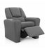 Kids Recliner Chair Grey Linen Soft Sofa Lounge Couch Children Armchair
