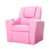 Kids Recliner Chair PU Leather Sofa Lounge Couch Children Armchair Pink