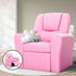 Kids Recliner Chair PU Leather Sofa Lounge Couch Children Armchair Pink