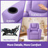 Kids Recliner Chair – PU Leather, 9cm Padding, Cup Holder, Purple