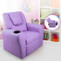 Kids Recliner Chair Purple PU Leather Sofa Lounge Couch Children Armchair