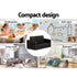 Kids 2 Seater Fold Out Sofa Bed PU Leather Couch Black