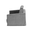 Kids 2 Seater Fold Out Sofa Bed Velvet Couch Grey Armchair