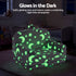 Kids 2-in-1 Fold Out Sofa Bed Glow in the Dark Removable Cover Grey Set