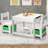 Kids Table and Chair Set with Storage Box Wooden