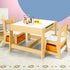 Kids Table and Chairs Set with Toys Storage Box